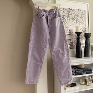 AGOLDE LAVENDER STRAIGHT LEG DENIM SIZE 26